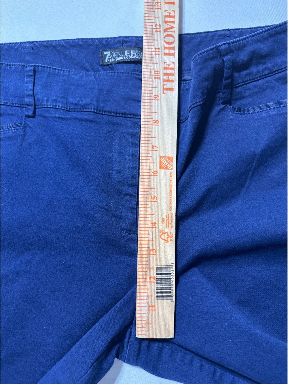 7th Avenue Design Studio Navy Blue Classic Pants Size 14 - Comfy & Stylish! - Picture 4 of 8